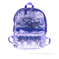 High quality reversible magic sequin backpack bag rainbow DIY large capacity school backpack for kid bag